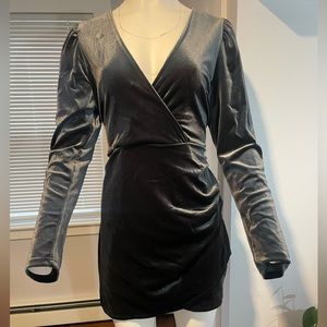Shiny suede dress